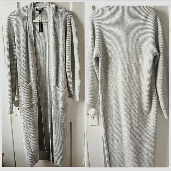 Express Duster Length Cardigan, XS - Picture 2 of 11
